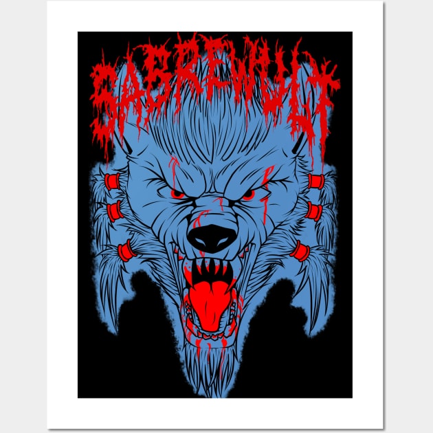 Sabrewulf Wall Art by SuperPixelDude